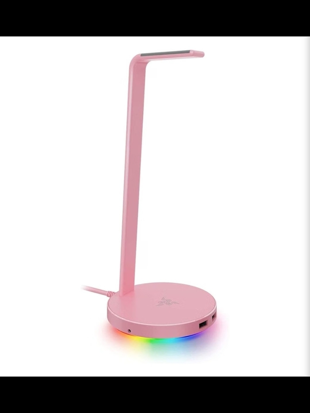 Razer Pink RGB Headset Stand with USB Ports